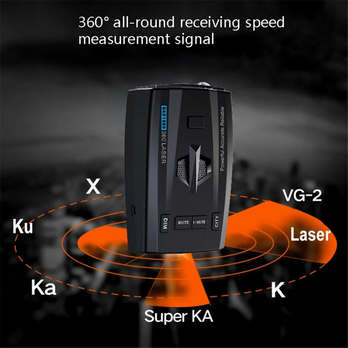 RAD1000 Car Laser Radar Detector Vehicle Electronic Speed Measuring Device - 5