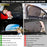 2Pcs Car Window Shade Front / Rear Side Window Sun Shade Breathable Privacy Curtain with Zipper - Rear Side - 3
