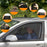 2Pcs Car Window Shade Front / Rear Side Window Sun Shade Breathable Privacy Curtain with Zipper - Rear Side - 6