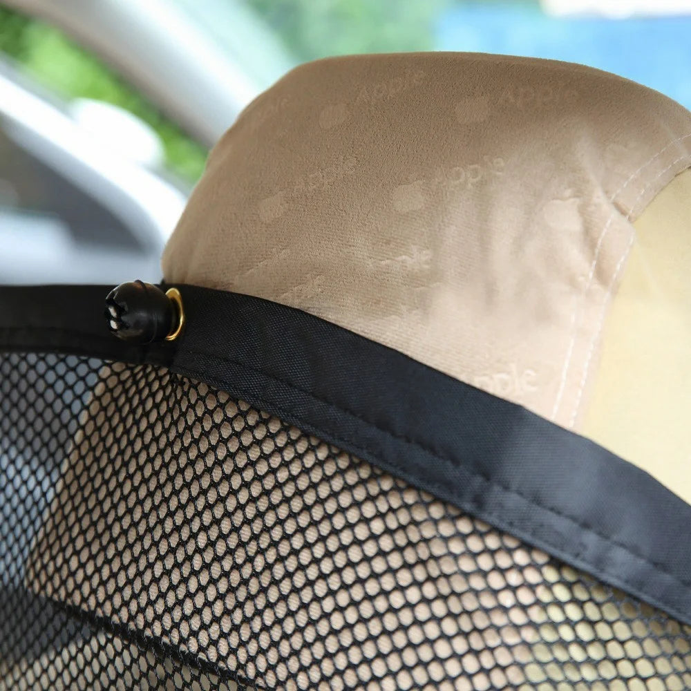 Car Pet Barrier Safety Net with Hooks Oxford Cloth Dog Backseat Divider Mesh Fence for Vehicle - 7