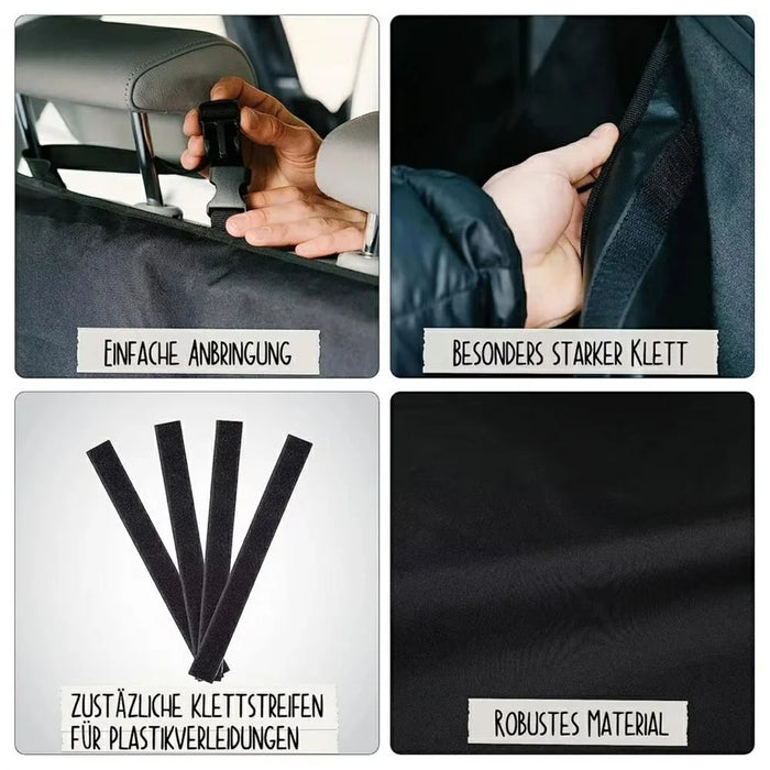 SUV Cargo Liner Trunk Mat Waterproof Anti Dirt Pet Carrier Pad Thick Car Dog Mat For Trunk Protection - Black - 5