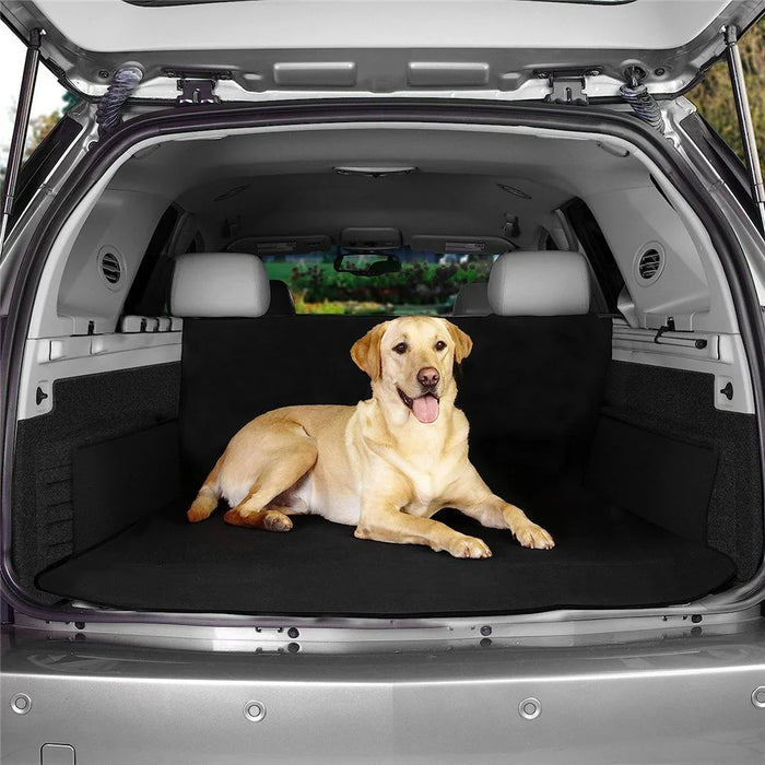 SUV Cargo Liner Trunk Mat Waterproof Anti Dirt Pet Carrier Pad Thick Car Dog Mat For Trunk Protection - Black - 6