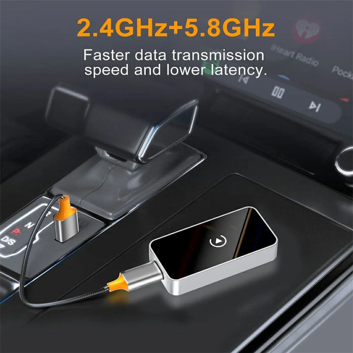 BENWIS Wireless CarPlay Android Auto Adapter Plug and Play Car Upgrade Converter - 5