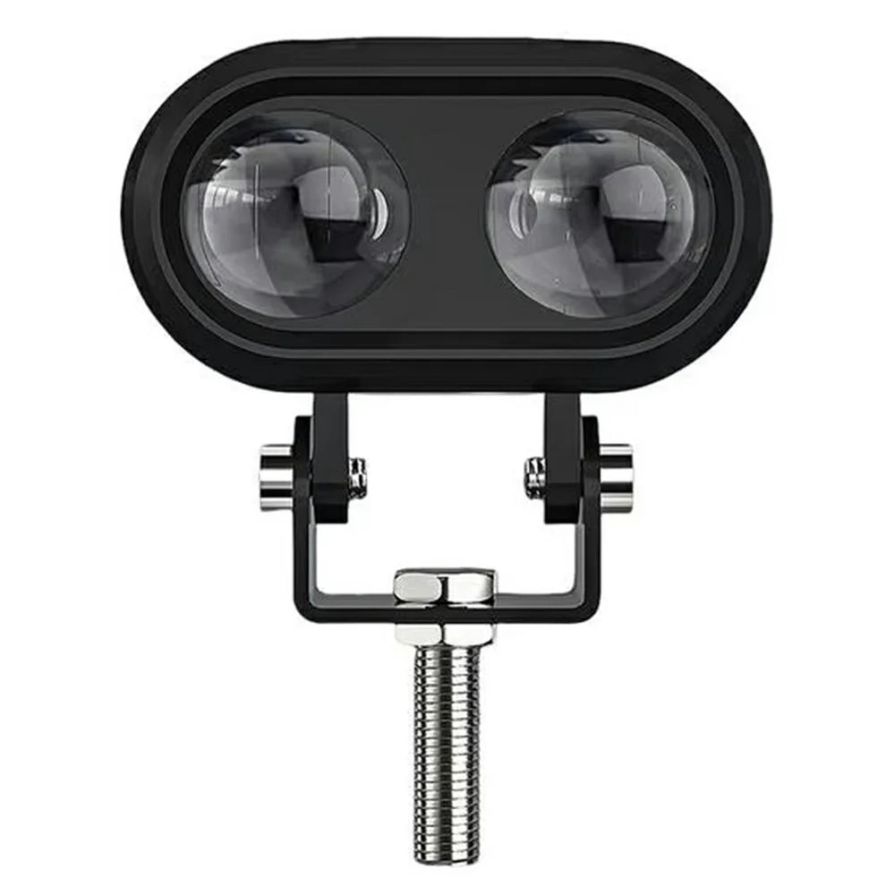 1Pc Motorcycle LED Spotlight Long Focus Dual Lens High Brightness Off Road IP68 Waterproof Strobe Light - 1
