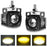 2Pcs Motorcycle LED Spotlight IP68 Waterproof High Low Beam Headlight for Off Road Electric Vehicles - 1