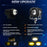 2Pcs Motorcycle LED Spotlight IP68 Waterproof High Low Beam Headlight for Off Road Electric Vehicles - 3