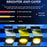 2Pcs Motorcycle LED Spotlight IP68 Waterproof High Low Beam Headlight for Off Road Electric Vehicles - 6