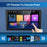 10 Inch Car Stereo Display Screen with Cooling Fan GPS Navigation Android 13 Multimedia Player for Central Control , 2+32GB - 3