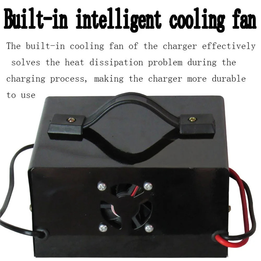 YQ400A 12V / 24V 400A Intelligent Pulse Repair Motorcycle Car Battery Charger for Lead Acid / Lithium Batteries , EU Plug - 6