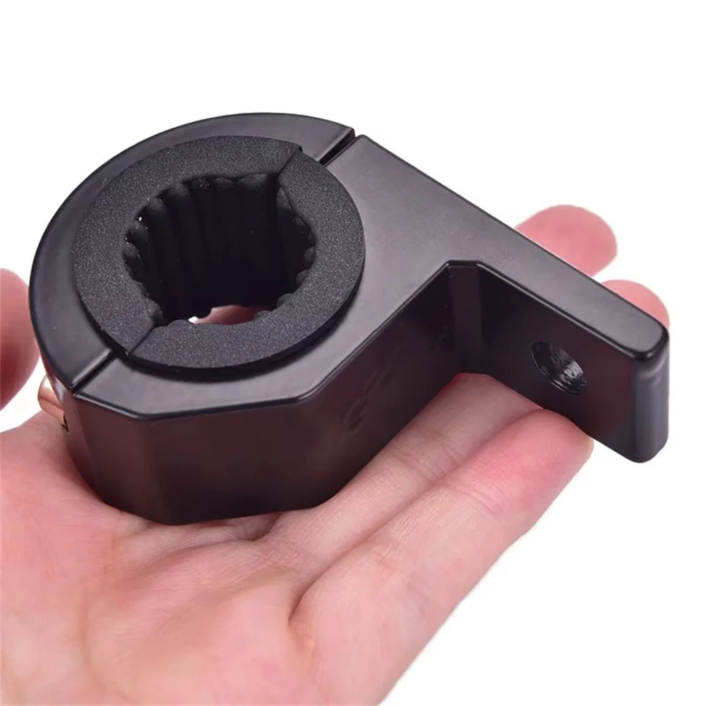 1Pc Aluminum Alloy Motorcycle Spotlight Tube Clamp Mounting Bracket External Lamp Holder Support - 7