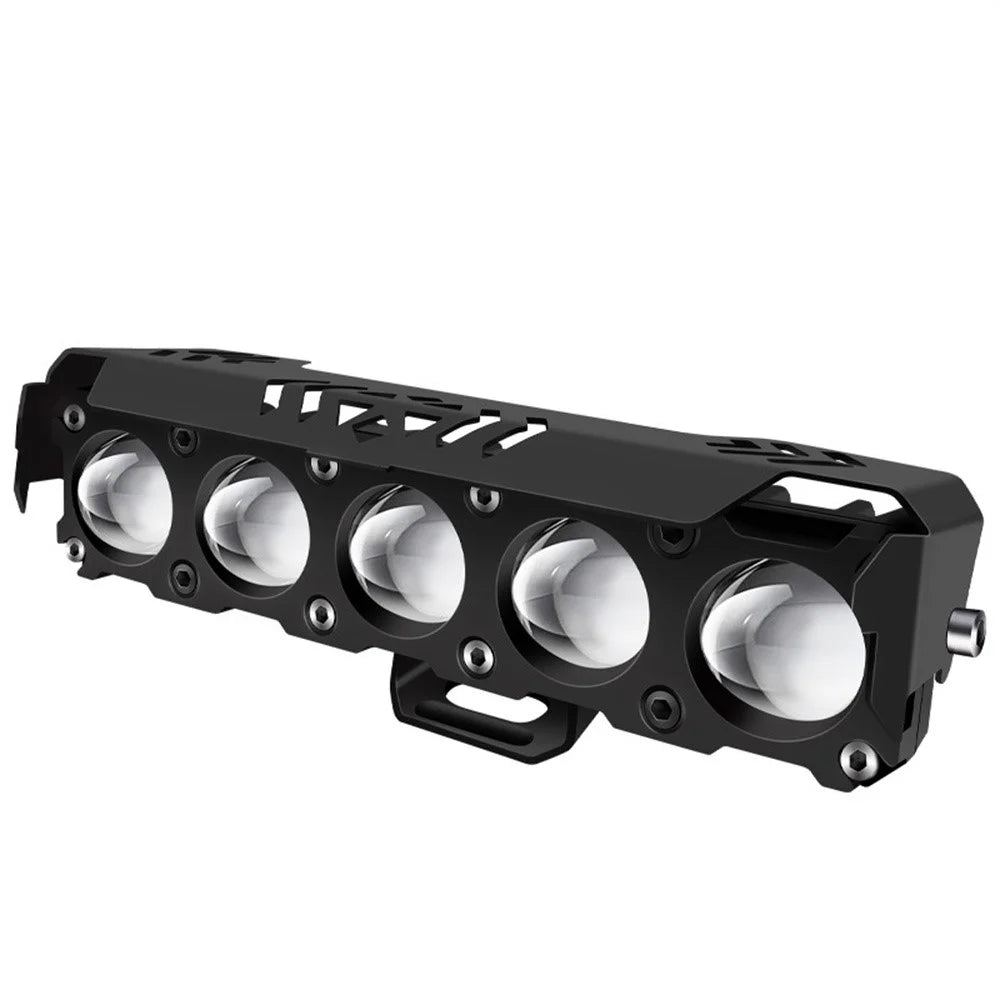 MOFOX 5-LED Motorcycle Auxiliary Light Waterproof Motorbike External Headlight Fog Lamp - 2