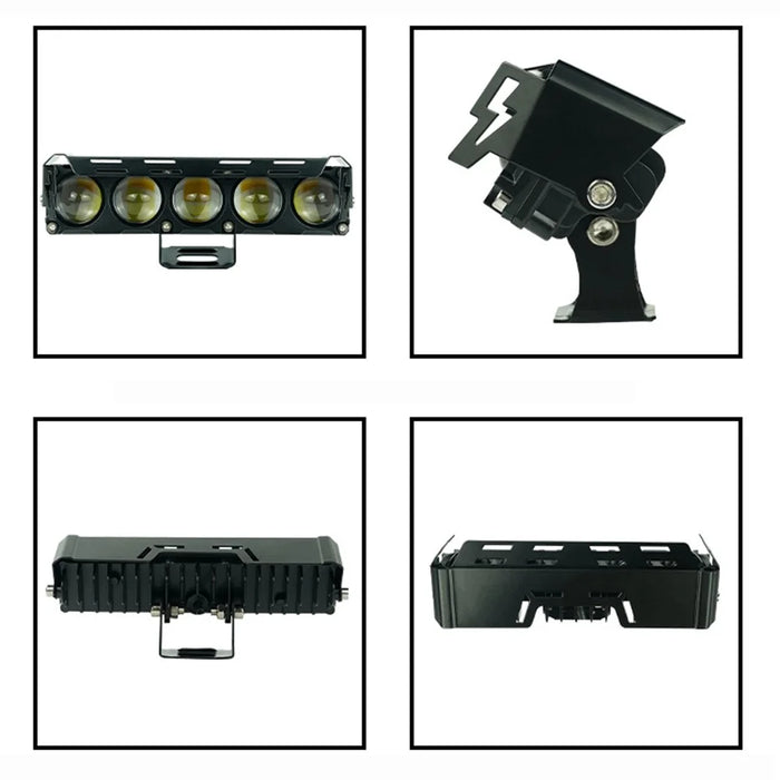 MOFOX 5-LED Motorcycle Auxiliary Light Waterproof Motorbike External Headlight Fog Lamp - 6