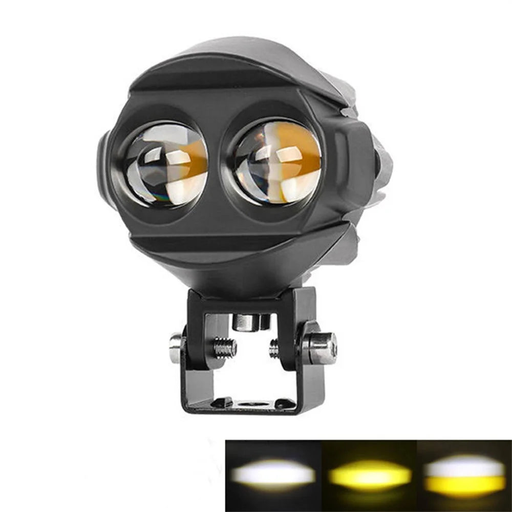 MOFOX W05 Motorcycle LED Fog Light Dual Head Spotlight 40W 8000Lms High / Low Beam Light - 1