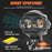 MOFOX W05 Motorcycle LED Fog Light Dual Head Spotlight 40W 8000Lms High / Low Beam Light - 2