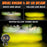 MOFOX W05 Motorcycle LED Fog Light Dual Head Spotlight 40W 8000Lms High / Low Beam Light - 4