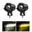 ZX1 1 Pair Motorcycle LED Auxiliary Lights Fog Lamps High Low Beam Spotlights for Off-Road / SUV / UTV - 1