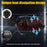 ZX1 1 Pair Motorcycle LED Auxiliary Lights Fog Lamps High Low Beam Spotlights for Off-Road / SUV / UTV - 4