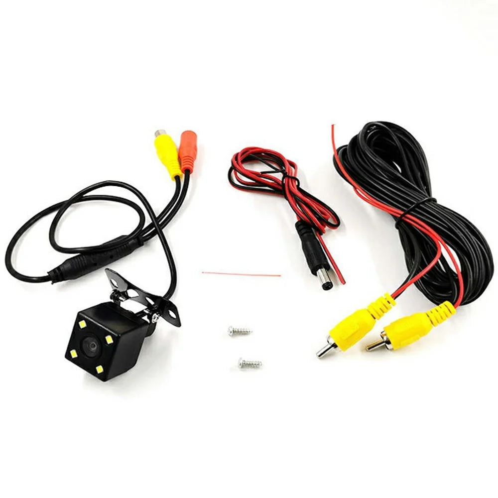 4 LED Car Rear View Camera IP68 Waterproof Automotive Night Vision HD Backup Camera - 6