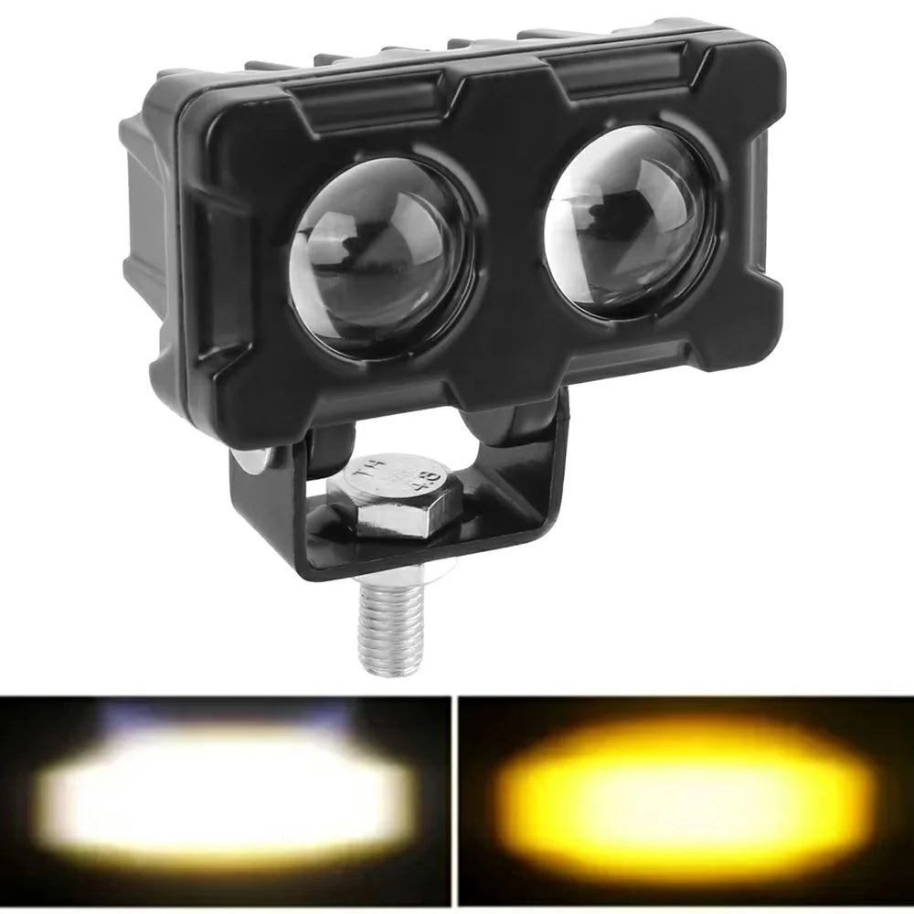 LB2 High Low Beam Motorcycle Light IP68 Waterproof Car LED Work Light Auxiliary Fog Lamp - 1