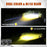 LB2 High Low Beam Motorcycle Light IP68 Waterproof Car LED Work Light Auxiliary Fog Lamp - 4
