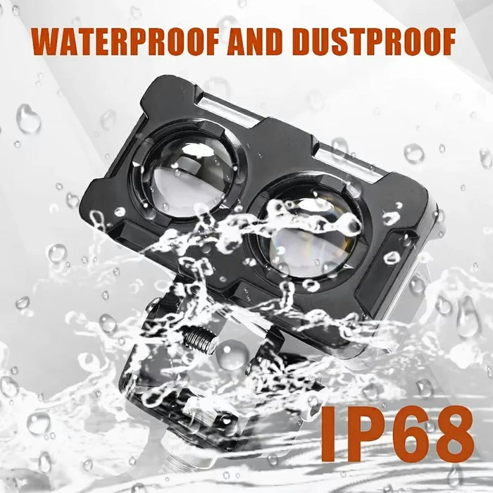 LB2 High Low Beam Motorcycle Light IP68 Waterproof Car LED Work Light Auxiliary Fog Lamp - 5