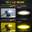 LB2 High Low Beam Motorcycle Light IP68 Waterproof Car LED Work Light Auxiliary Fog Lamp - 6