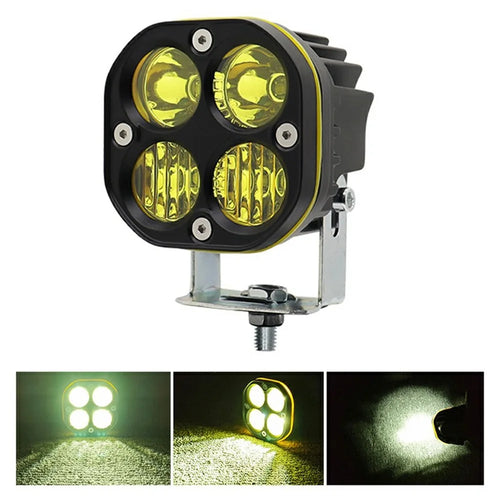 D1-1 3 Inch Square LED Work Light 40W Car Driving Fog Lamp for Off Road Vehicle Front Bumper Light - 1