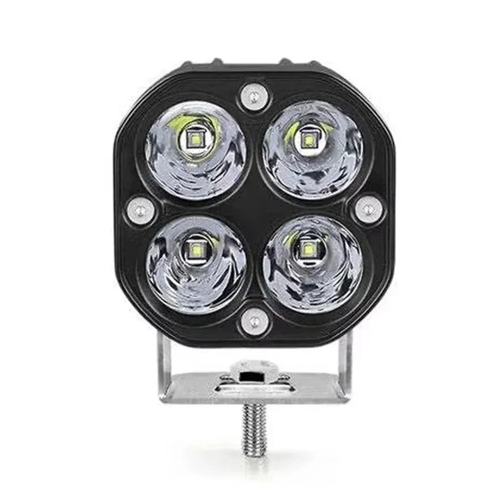 D1 3 Inch 40W Square Spotlight IP67 Waterproof Car LED Work Light 12V / 24V Off Road Fog Lamp - White Light - 2