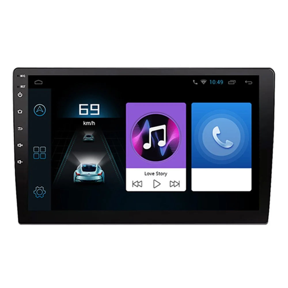 9 Inch Car Central Control Display Screen WiFi + Bluetooth-Compatible Android 12 Multimedia Player , 1+32GB - 1