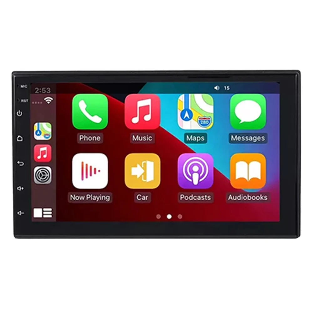 7 Inch Car Central Control Display Screen WiFi + Bluetooth-Compatible Android 12 Multimedia Player , 1+32GB - 1