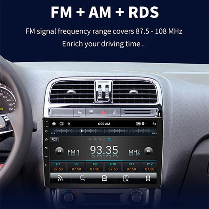 7 Inch Car Central Control Display Screen WiFi + Bluetooth-Compatible Android 12 Multimedia Player , 1+32GB - 5
