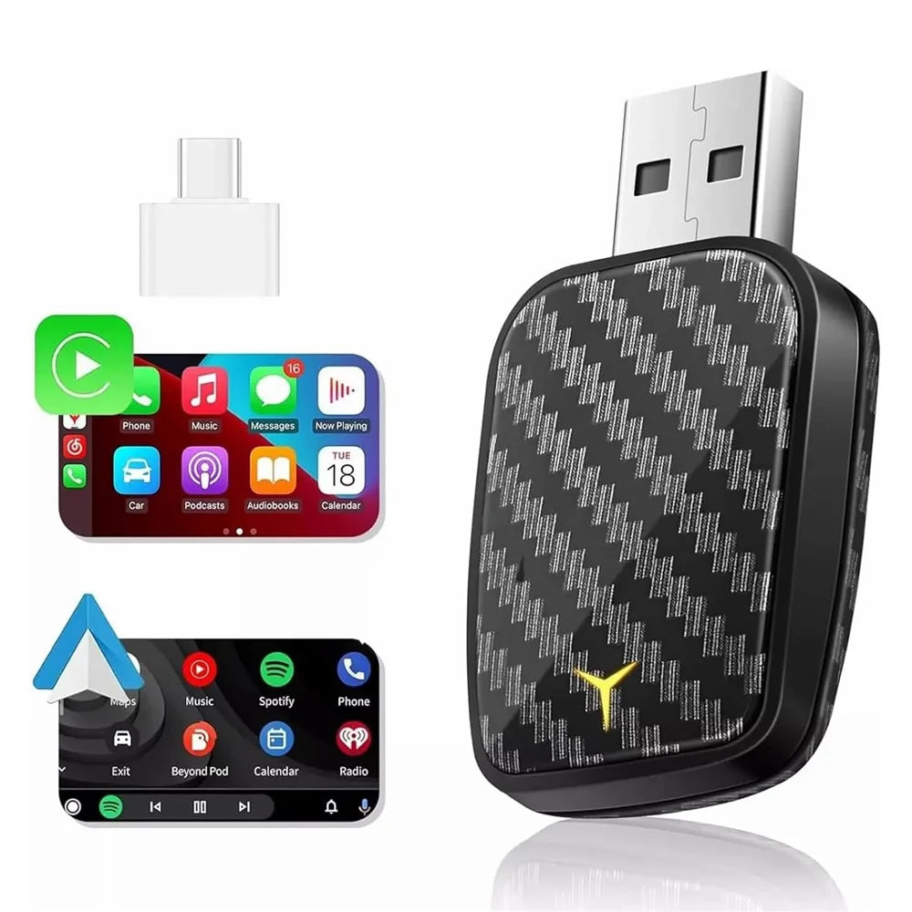 R5031 Wireless CarPlay Android Auto Adapter Box Smart Connectivity for Car Multimedia Systems - 2