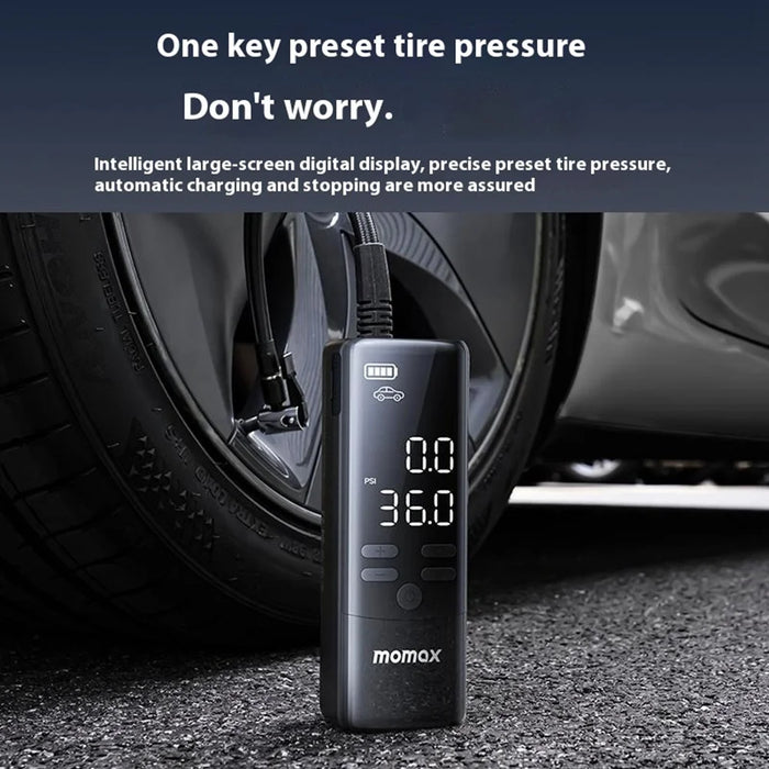 MOMAX 1-Move Support Smart Wireless Air Pump 150 PSI High Pressure Portable Compressor - 3