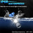 N4 2Pcs H4 LED Headlight Bulbs Car Headlamps 6000K Conversion Kit Automotive Front Light - 6