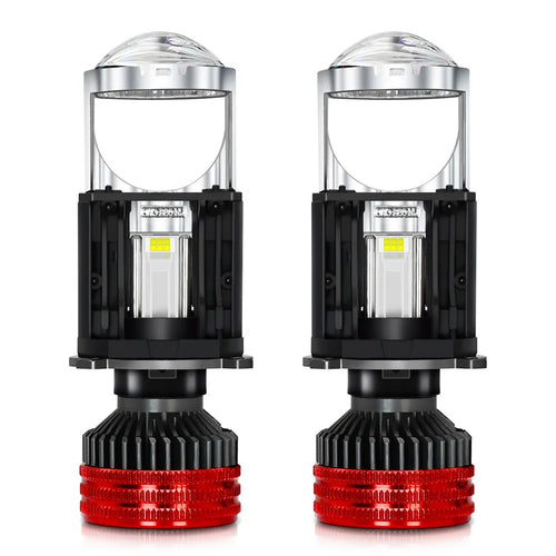 N5 2Pcs H4 LED Headlight Bulbs High Brightness High Power Dual Copper Tube Car Headlamp - 1