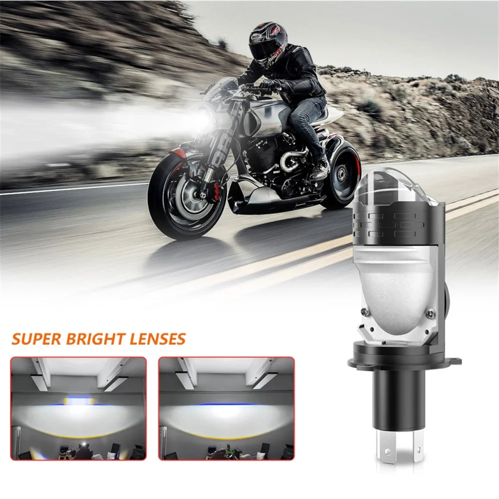 N6 H4 LED Headlight Bulb High Brightness Double Copper Tube Car Headlamp 30W 6000K 3000LM - 2