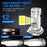 N8 2Pcs H4 LED Car Headlight Automotive Headlamp High Brightness 6000K Front Light Retrofit Upgrade Kit - 2