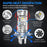 N8 2Pcs H4 LED Car Headlight Automotive Headlamp High Brightness 6000K Front Light Retrofit Upgrade Kit - 3