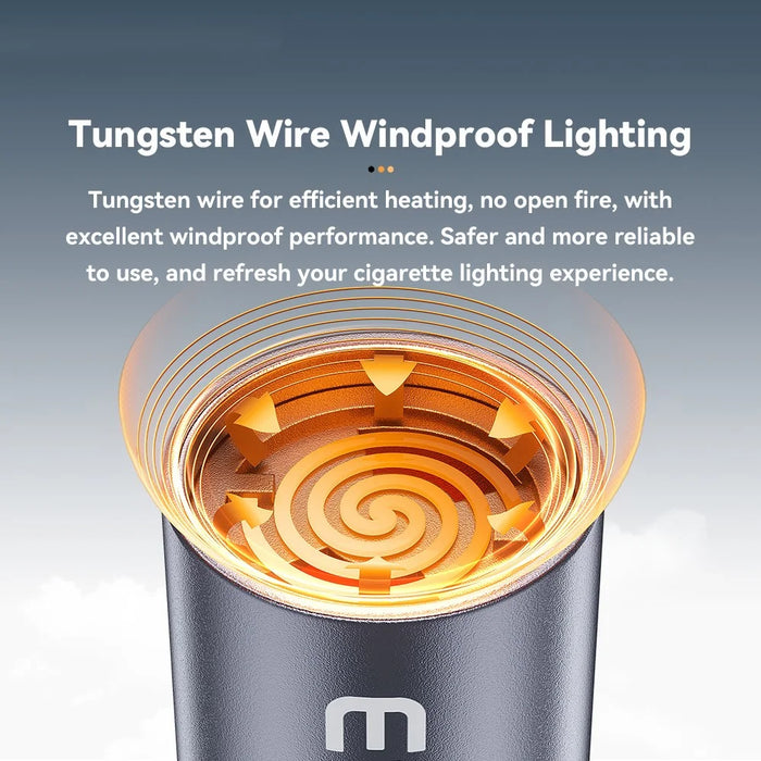 ESSAGER Type-C Cigarette Lighter Tungsten Wire Heating Auto Shut-Off Compact Aluminum Alloy - 3
