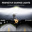 R7 Dual Angel Eye 7 Inch H4 LED Headlight 4 Modes IP67 Waterproof High Low Beam Car Driving Lamp - 3