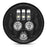 5.75 Inch LED Headlight for Motorcycle Waterproof DRL Turn Signal Devil Eye High Low Beam Lamp - 1