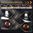 5.75 Inch LED Headlight for Motorcycle Waterproof DRL Turn Signal Devil Eye High Low Beam Lamp - 7