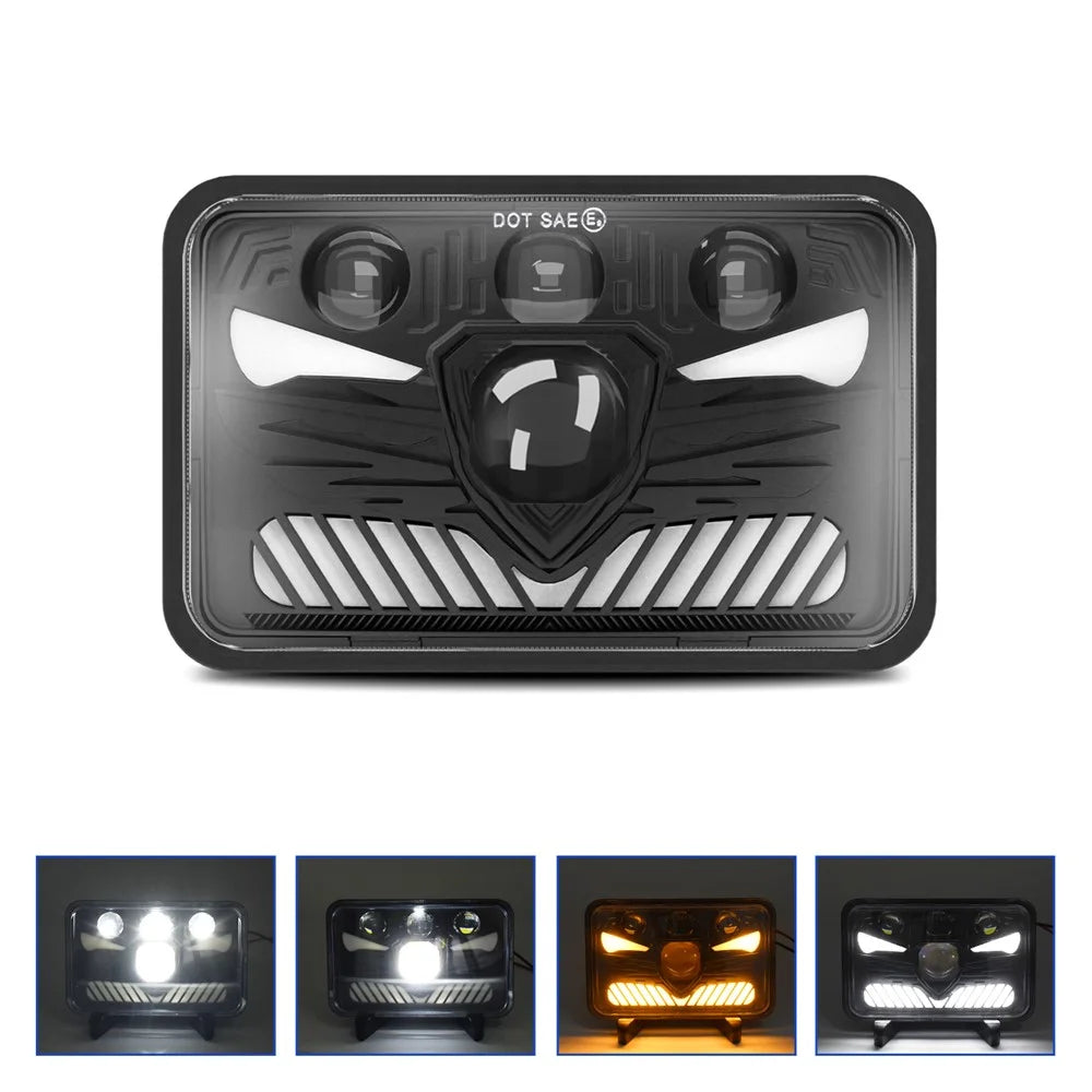 5 Inch LED Headlight Motorcycle Off Road Vehicle Car Headlamp High Low Beam with DRL / Turn Signal - 2
