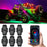 G1 6 In 1 RGB Car Underglow Light Music Sync Bluetooth-Compatible LED Rock Light Kit for SUV Truck - 1