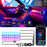 4 In 1 Car Interior Lights App Control Bluetooth-Compatible LED RGB Music Sync Ambient Lighting Kit - 2