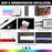 4 In 1 Car Interior Lights App Control Bluetooth-Compatible LED RGB Music Sync Ambient Lighting Kit - 5
