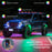 G6 6 In 1 LED Car Underglow Lights RGB Rock Lights Music Sync Atmosphere Lamp for Off Road Vehicles - 3