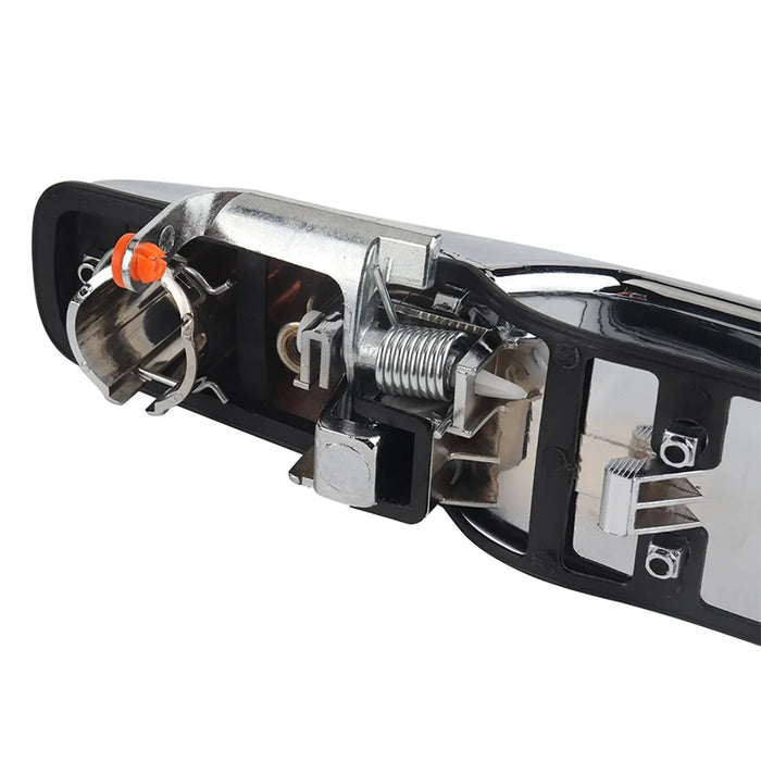 A5050-01 Electroplated Front Driver Left Side Exterior Door Handle Compatible with ESCALADE 2007-2014, SILVERADO 1500 2007-2013 (OE: 22738721) - 4