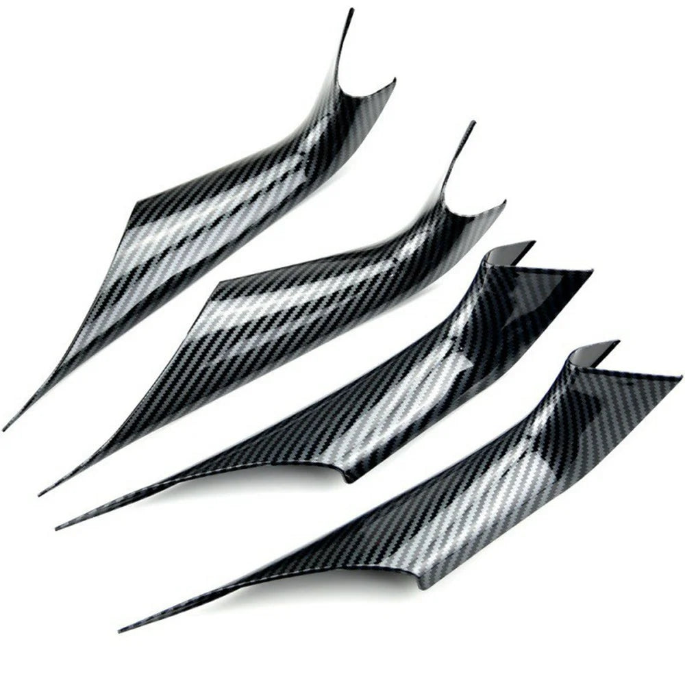 F30 4Pcs / Set For 5 Series G30 / G31 / G38 2018 - 2023 Carbon Fiber Pattern Plastic Car Interior Door Pull Handles - 5