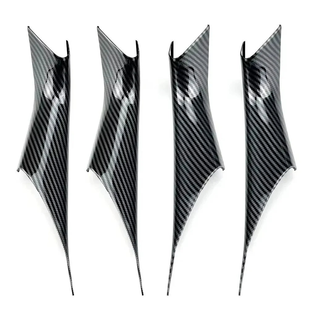 F30 4Pcs / Set For 5 Series G30 / G31 / G38 2018 - 2023 Carbon Fiber Pattern Plastic Car Interior Door Pull Handles - 6